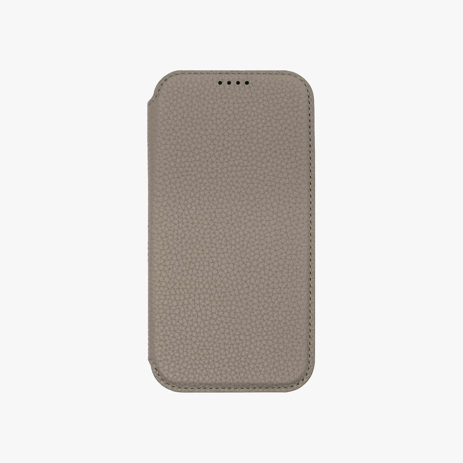 Premium iPhone 15 Pro Leather Flip Case with MagSafe - Slim Protective Cover with Clear Back for Wireless Charging | Perfect for Work, Travel & Everyday Use