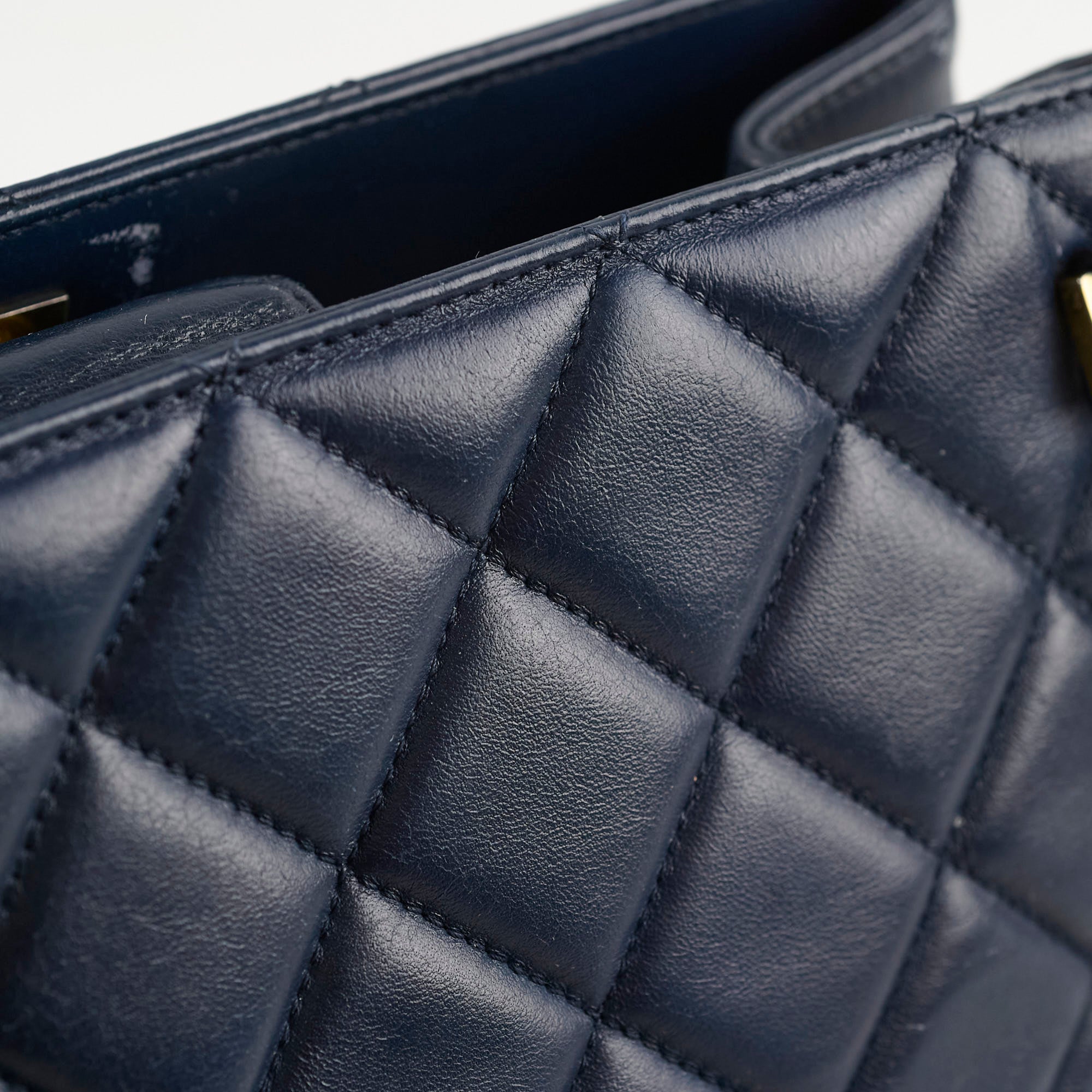 Chanel Navy Blue Seasonal Shoulder Bag for Women | Luxury Designer Handbag for Casual Outings, Parties & Travel | Fashionable Crossbody Purse with Adjustable Strap