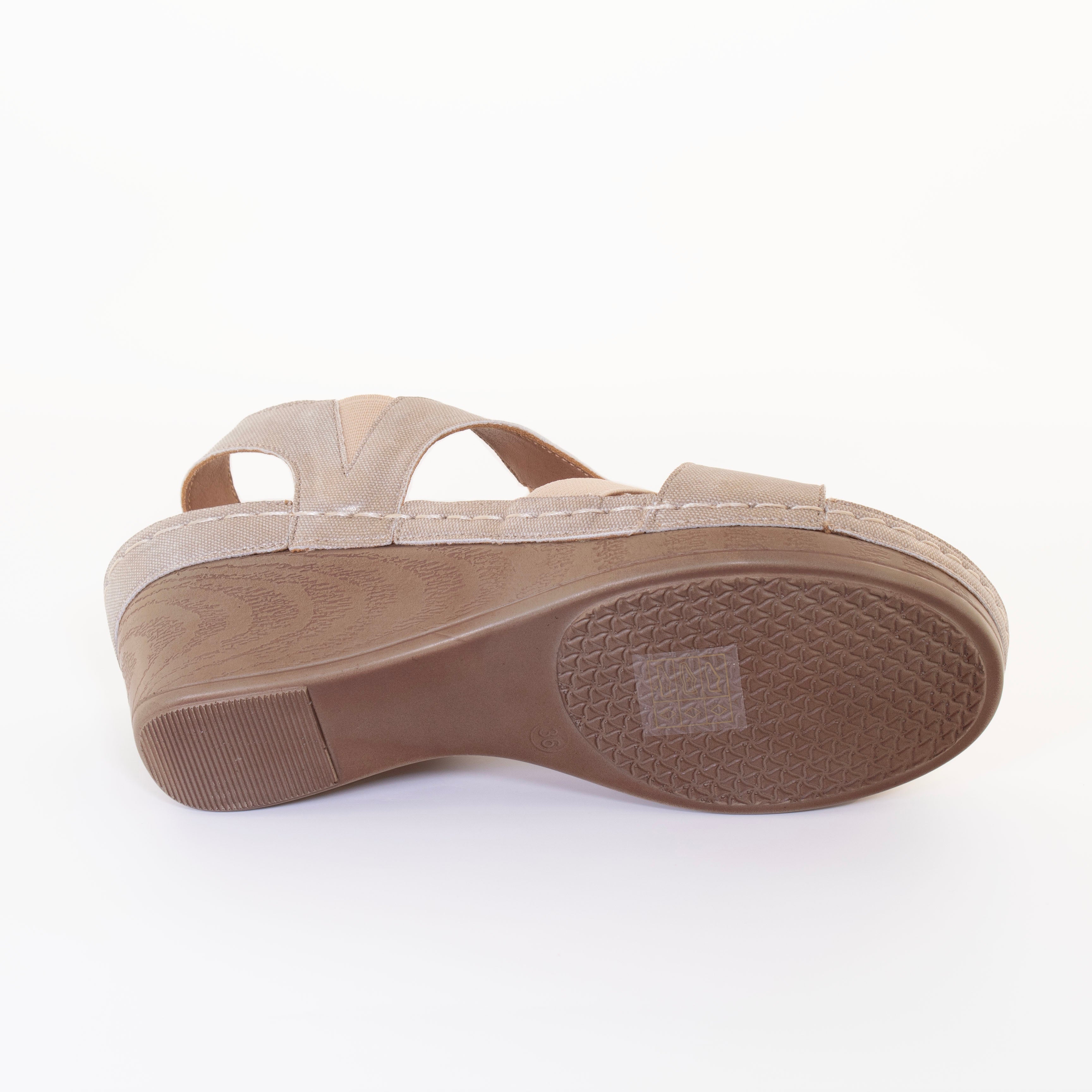 Women's Lillian Wedge Sling Sandals - Comfortable Low Heel Slide Shoes for Summer | Casual Beach Walking, Vacation Outfits & Everyday Wear