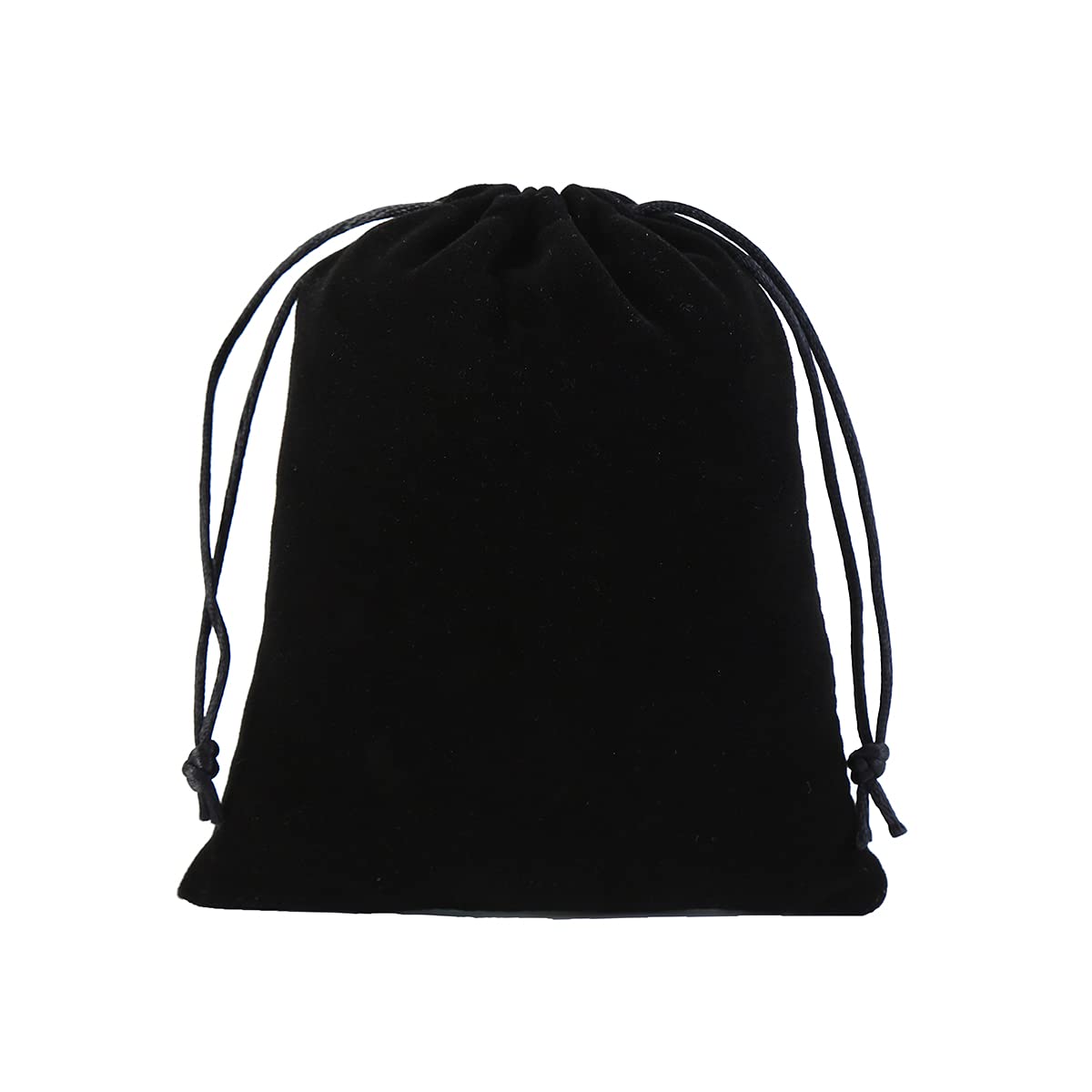 50Pcs Velvet Jewelry Bags with Drawstring - Black Velvet Pouches for Wedding Favors, Party Gifts, Christmas Candy Bags (2.8x3.6 Inches) - Perfect for Jewelry Storage, Gift Wrapping & Special Occasions