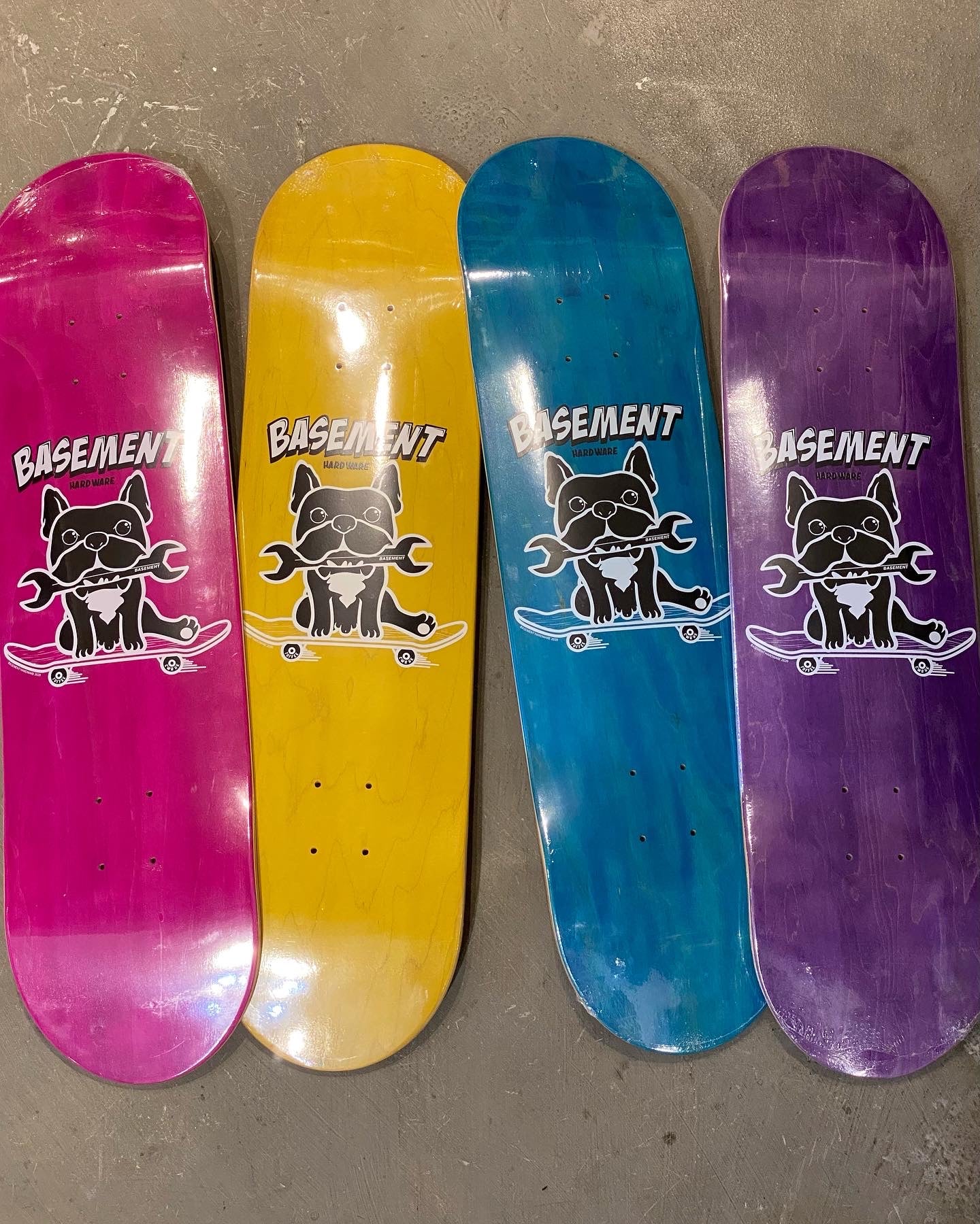 Premium Black Toffee Skateboard Deck - Durable & Stylish for Street Skating, Tricks & Commuting | Basement Hardware