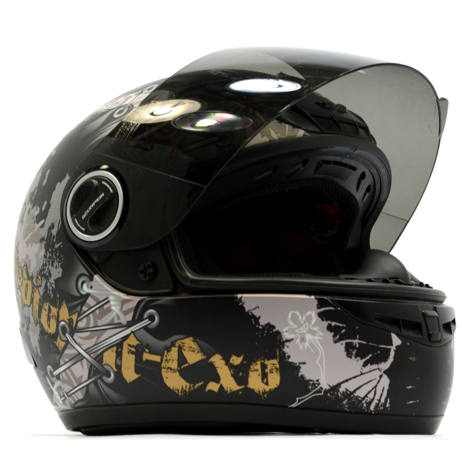 Scorpion EXO-400 Full Face Motorcycle Helmet - Small Size with Free Storage Bag | Lightly Used | Perfect for Street Riding & Racing