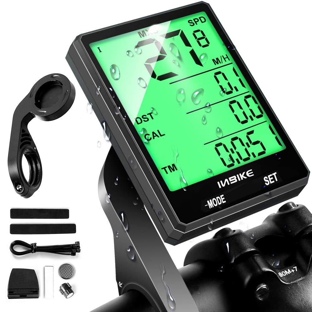 Wireless Bike Computer with Waterproof Odometer - 2.8