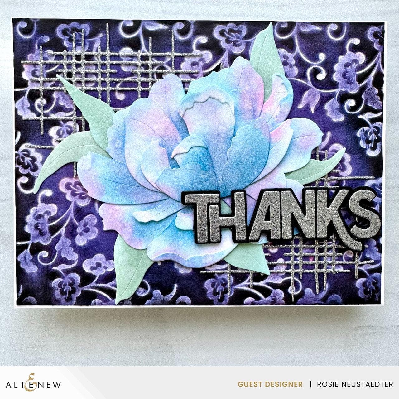 Pink Star Tulip Layering Die Set for Card Making, Scrapbooking, and DIY Paper Crafts - Perfect for Handmade Greeting Cards and Home Decor Projects