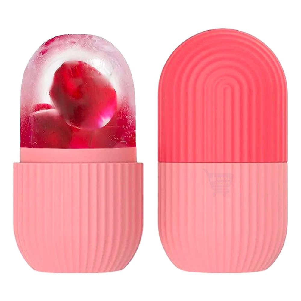 SUXUS SHOPEE Ice Roller for Face, Neck & Eyes - Leakproof Facial Massage Tool for Puffiness & Wrinkles - Perfect for Skincare Routine, Morning Depuffing & Post-Workout Recovery