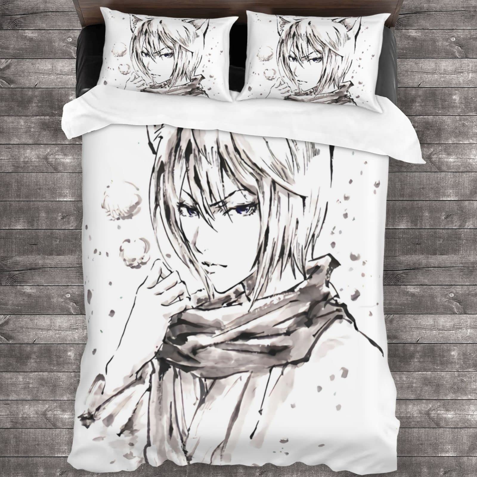 Kamisama Kiss Anime Bedding Set - Twin Size 3-Piece Microfiber Duvet Cover with Pillowcases for Boys & Girls | Soft Comforter Set for Anime Fans' Bedroom Decor | Perfect for Teens, Sleepovers & Themed Rooms