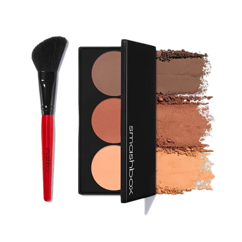 Smashbox Step By Step Contour Kit Light/Medium - Professional Contouring Makeup Palette for Face Sculpting & Highlighting - Perfect for Everyday Glam & Special Occasions