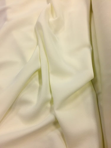 Kalahari Crepe Fabric - 60 Inches Wide Ivory Color - 1.33 Yard Piece - Perfect for Drapes, Curtains & Home Decor Projects
