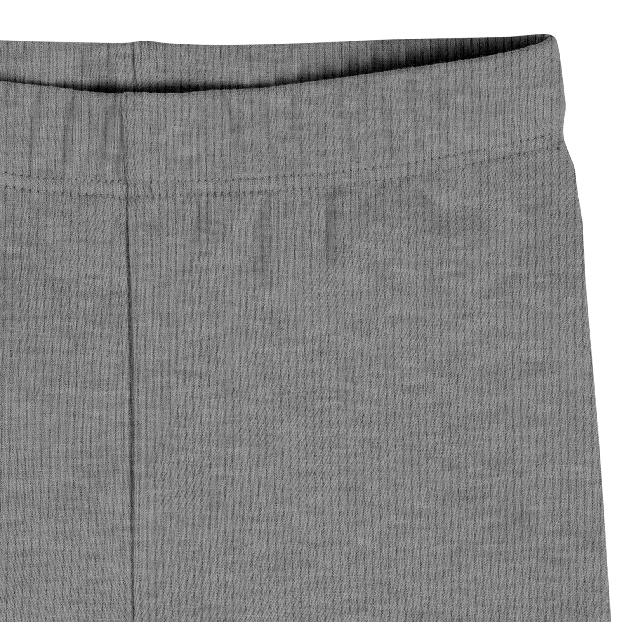 3 Pack Toddler Girls Bike Shorts - Navy, Dark Gray Heather & Ivory | Comfortable Stretchy Cotton Shorts for Playtime, Daycare & Outdoor Activities