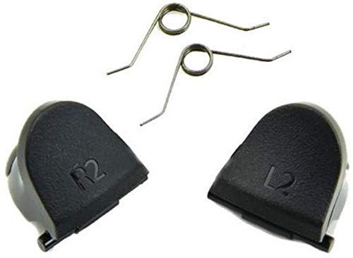 Original PS4 Controller Repair Kit - DualShock 4 L1 R1 L2 R2 Trigger Springs, 2 Thumbsticks, 2 Silicone Caps, 2 Springs, Screwdriver & Conductive Pads - Fix Stick Drift & Button Issues for Sony PlayStation 4 (Perfect for DIY Repairs & Controller Maintenance)