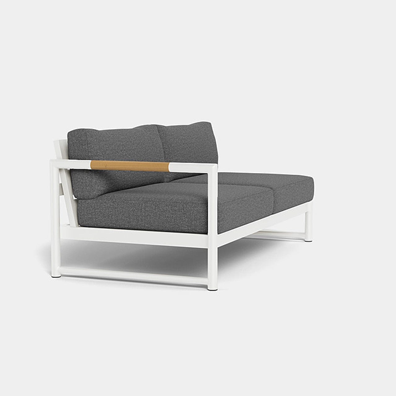 Breeze XL Outdoor 2-Seat Patio Sofa with Left Armrest - Perfect for Backyard, Garden, and Poolside Relaxation