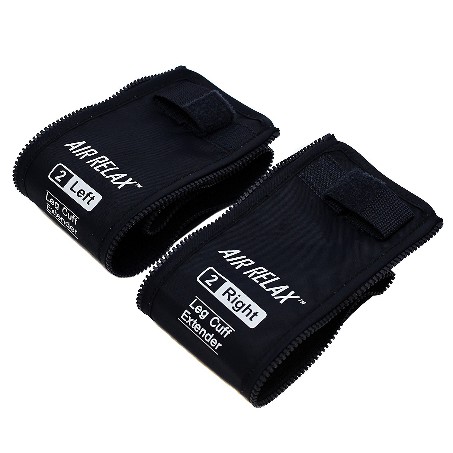 Air Relax Sequential Air Compression Leg Massager Extension Cuffs - Leg Cuff Extender for Enhanced Circulation & Pain Relief | Perfect for Post-Workout Recovery, Long Flights & Home Therapy
