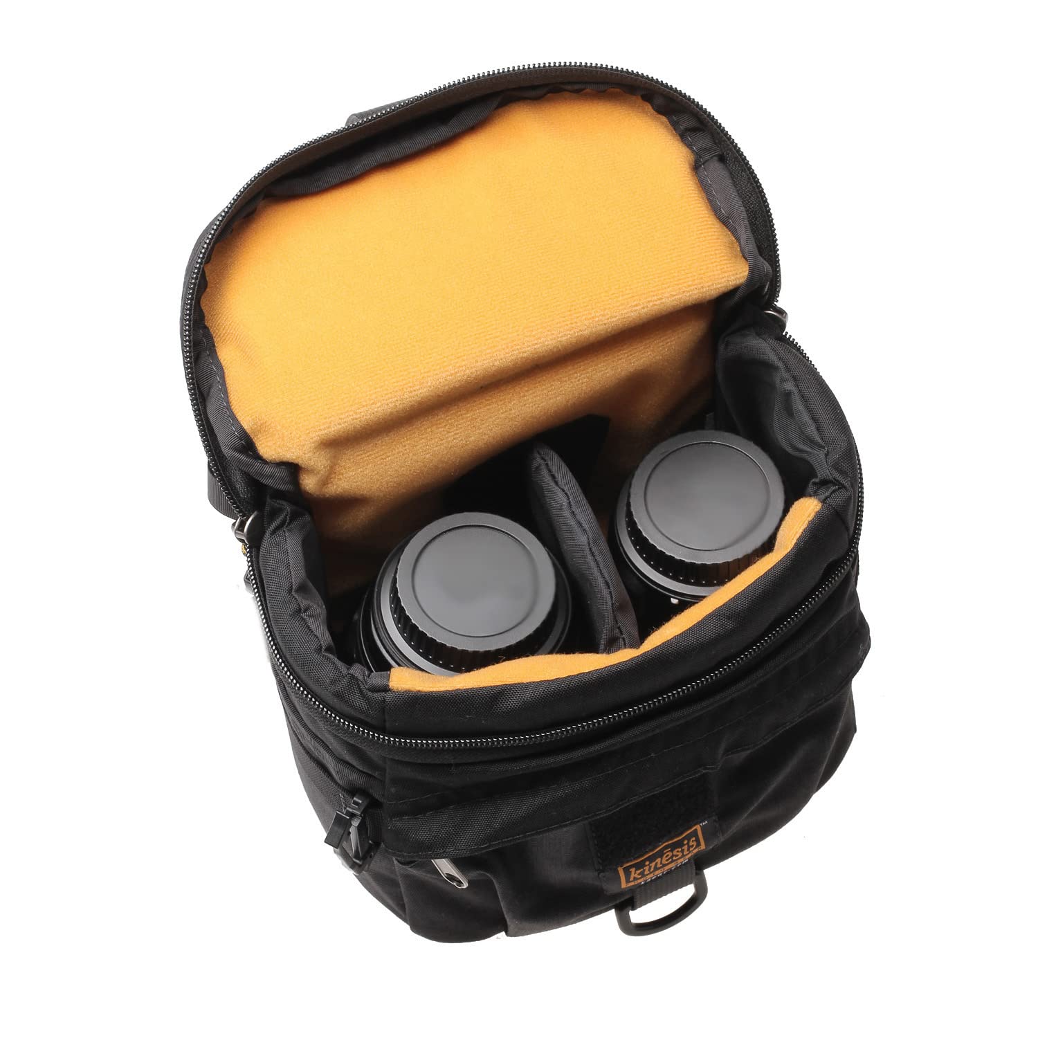 Kinesis M330 Camera Pouch - Waterproof Black Foam Case with Shoulder Strap - for DSLR & Mirrorless Cameras