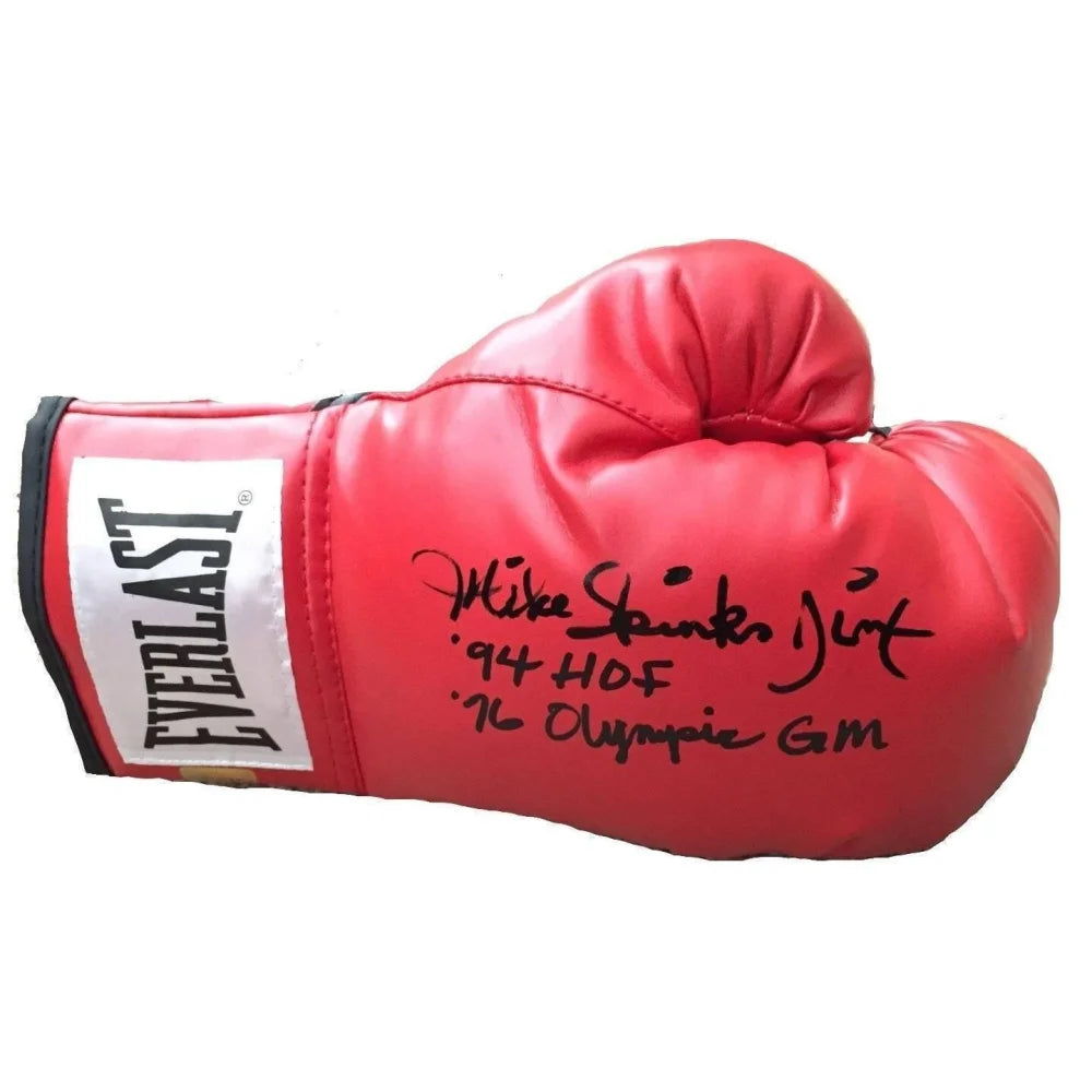 Michael Spinks Autographed Boxing Glove with COA - Signed by Leon - Collectible Memorabilia for Boxing Fans & Sports Enthusiasts - Perfect for Display in Man Cave, Sports Bar, or Gift for Boxing Lovers
