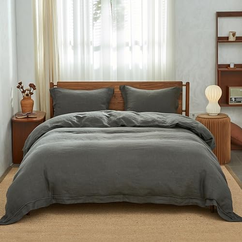 Embroidery Charcoal Grey