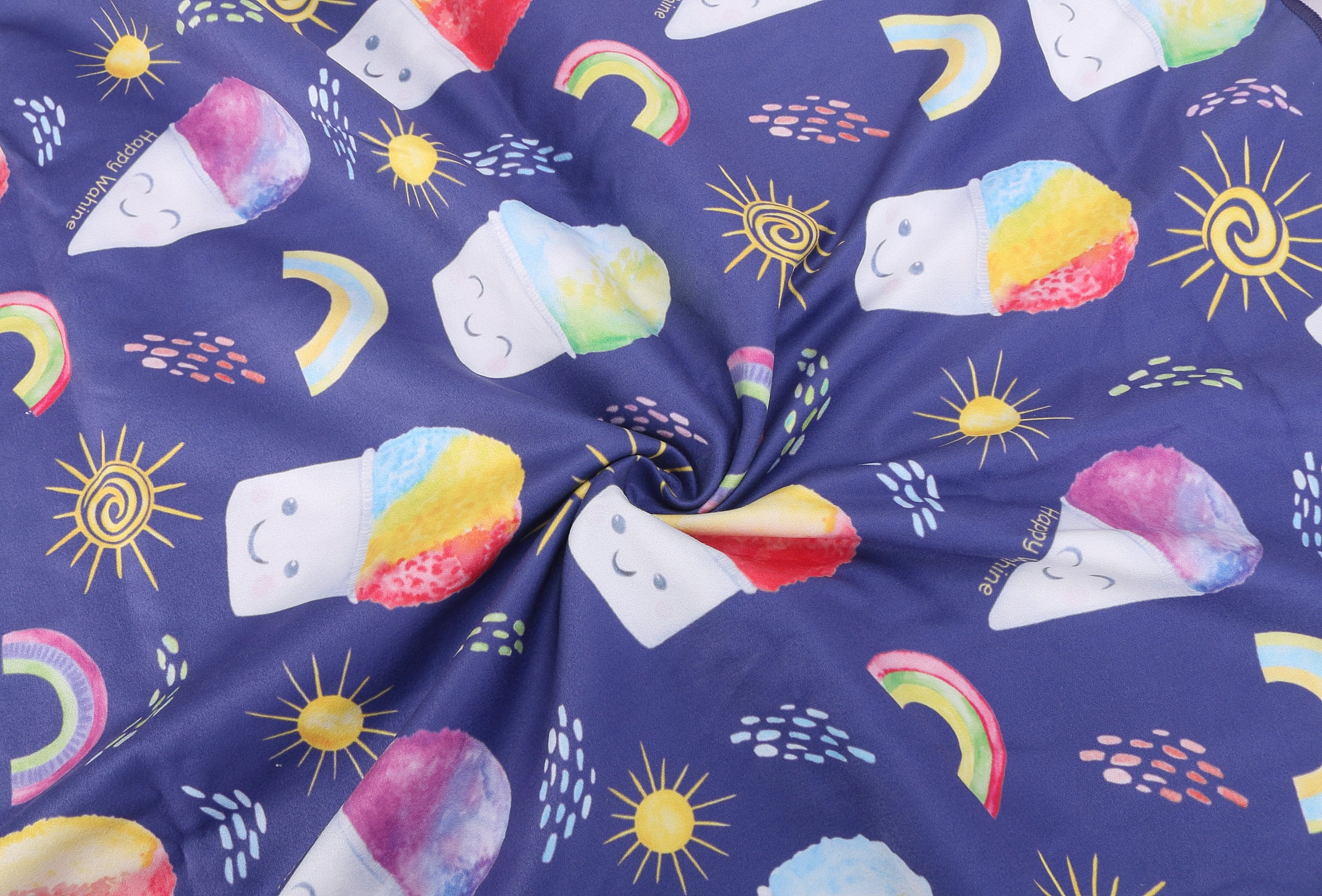 Hooded Beach Towel Poncho for Teens - Soft & Absorbent Shave Ice Blue - Perfect for Swimming, Surfing & Outdoor Activities