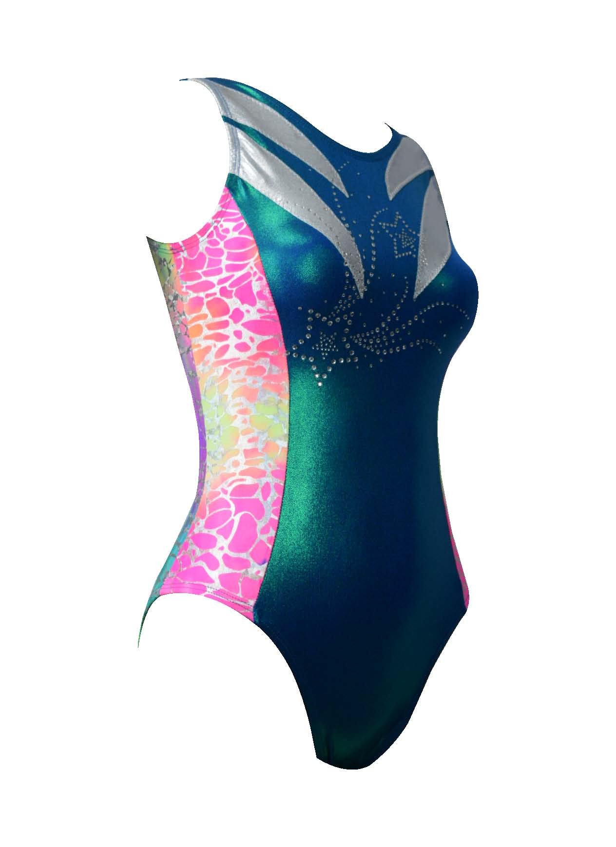 Sookie Active Kala Leotard for Women - Stretchy Dance Leotard with High Neck & Long Sleeves - Perfect for Ballet, Yoga, Gymnastics & Workouts