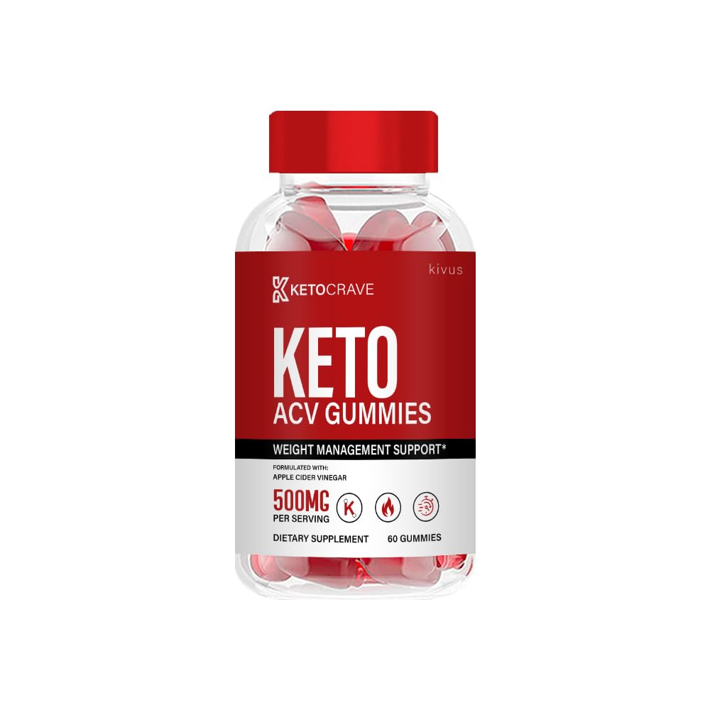 Kivus Keto Crave Gummies - Apple Cider Vinegar Keto Supplement (60 Count) | Supports Weight Loss & Energy Boost | Perfect for Ketogenic Diet & Healthy Lifestyle