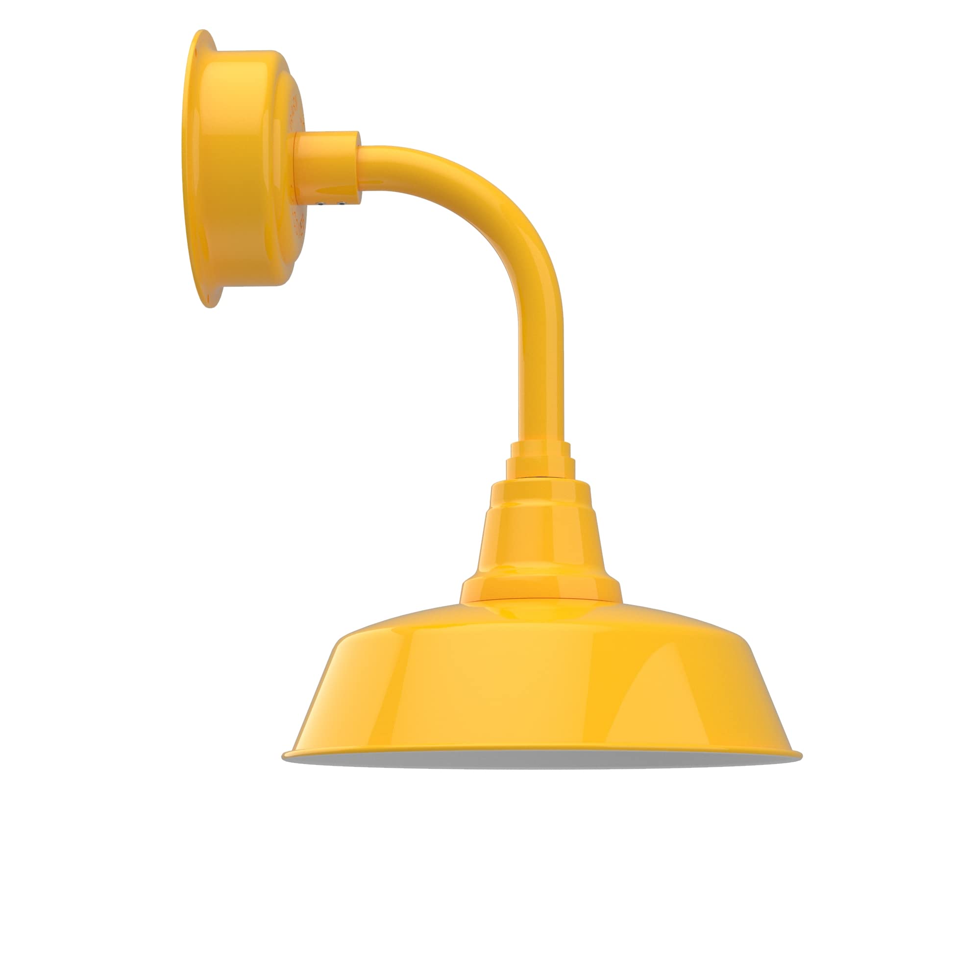 Cocoweb 12 Inch Goodyear LED Wall Light with Adjustable Trim Arm in Yellow - Perfect for Bedroom, Living Room, and Outdoor Patio Lighting