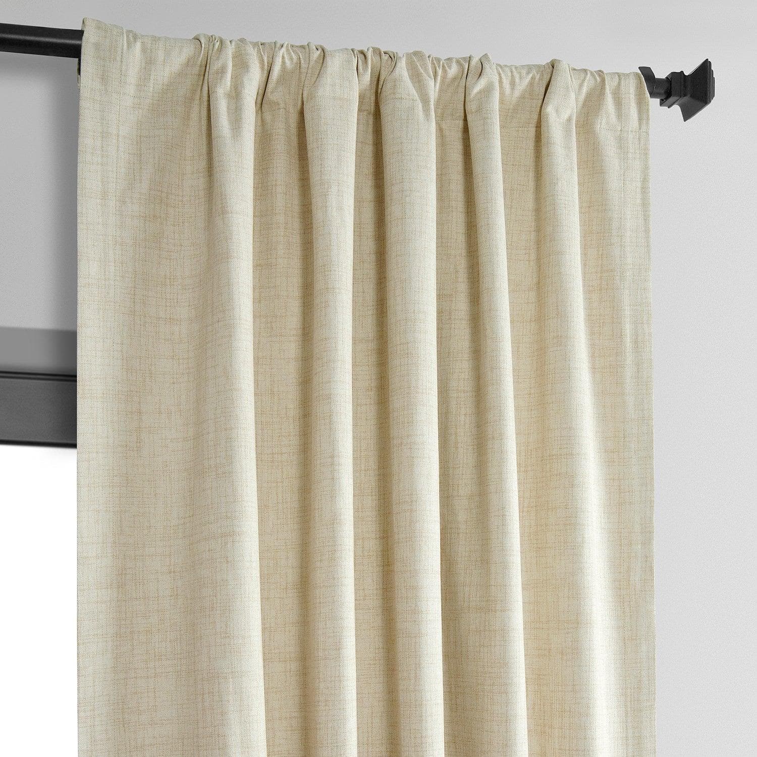 Natural Light Beige Thermal Insulated Blackout Curtains - Noise Reducing & Energy Efficient Window Drapes for Bedroom, Living Room & Home Theater