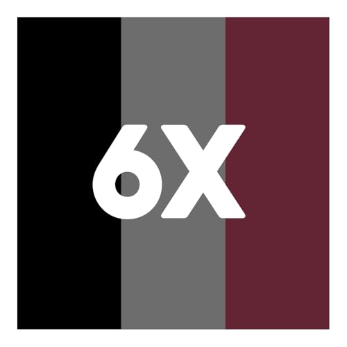 Multicolour (2x Black, 2x Dark Grey, 2x Wine)
