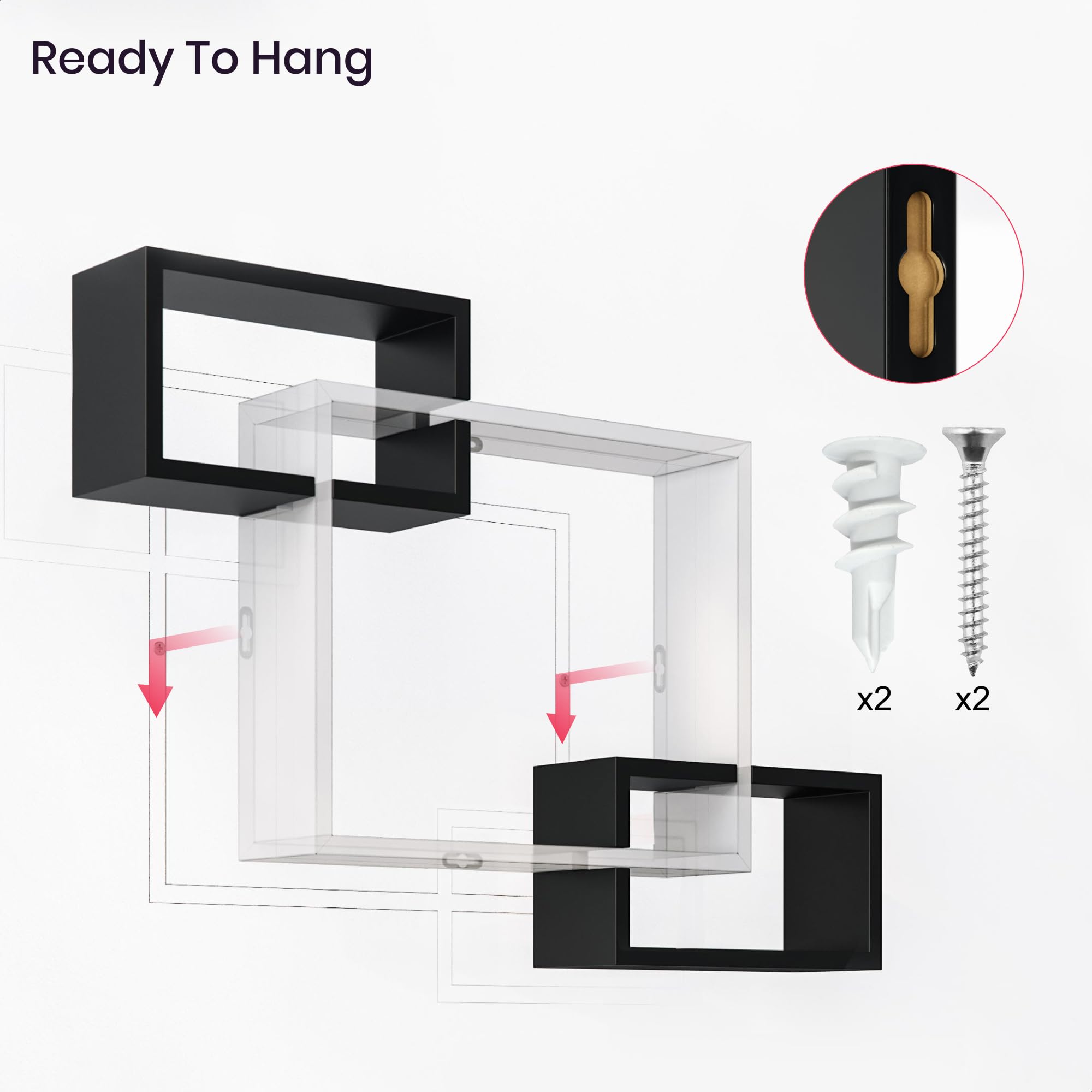 Ballucci Floating Wall Shelves - 26