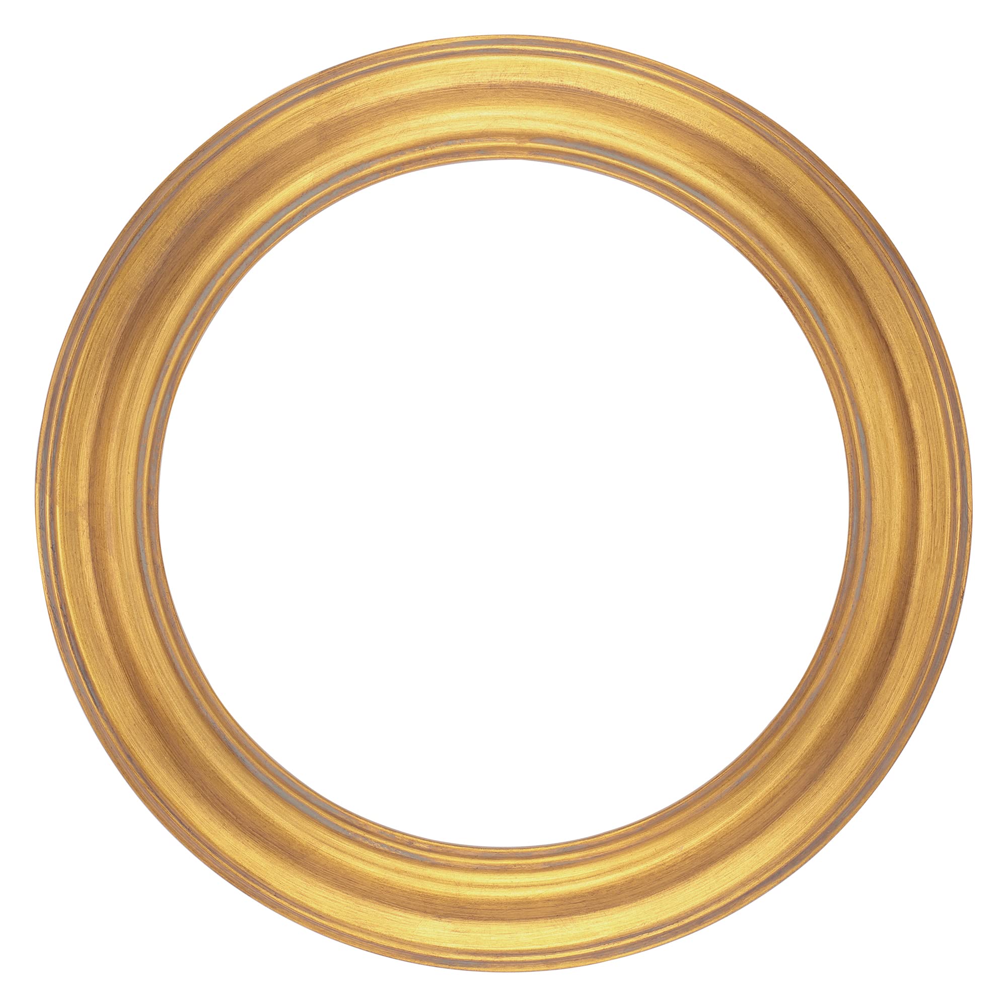 Stein Design Round Frames - Premium Hand-Finished Open-Back Round Picture Frames for Canvas, Paintings & Artwork Display - Gold 12 Inch Diameter - Perfect for Home Decor, Gallery Exhibits & Museum Quality Art Presentation