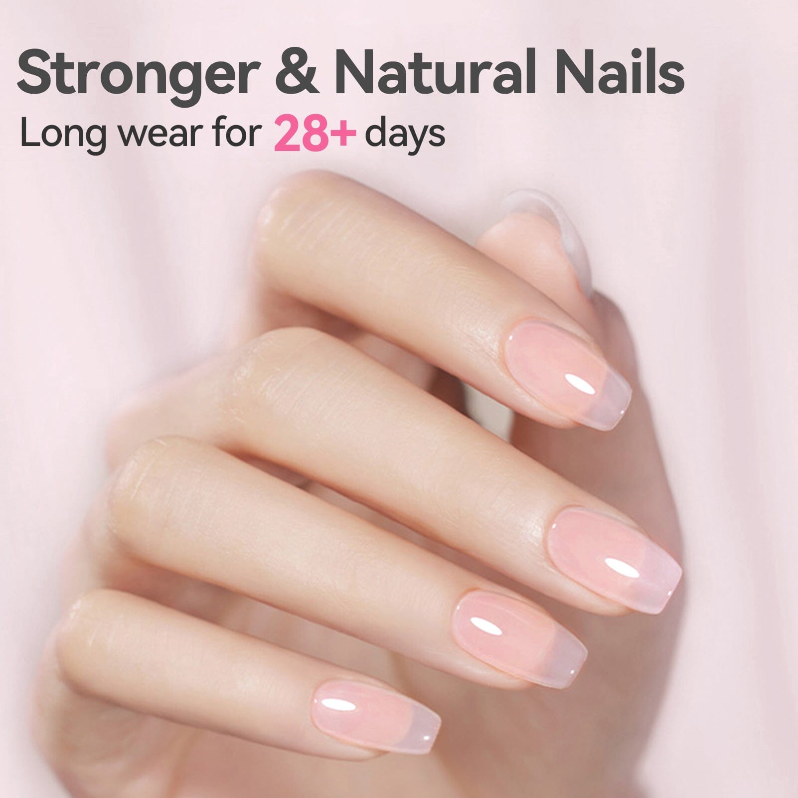 Nude 8 in 1 Builder Gel BG03 15ml - Professional Nail Strengthener & Builder for DIY Manicures at Home | Perfect for Gel Extensions, Nail Art & Natural Nail Care