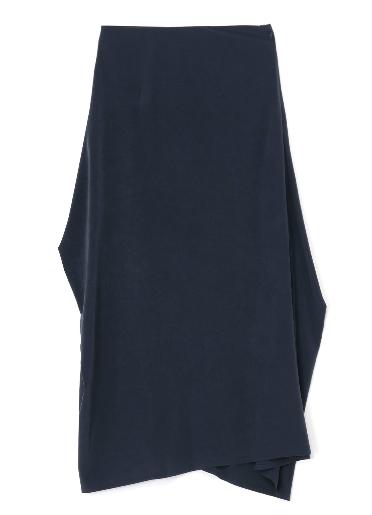 Elegant Crepe de Chine Panel Tuck Flared Skirt - Women's A-Line Midi Skirt for Office, Party & Casual Wear