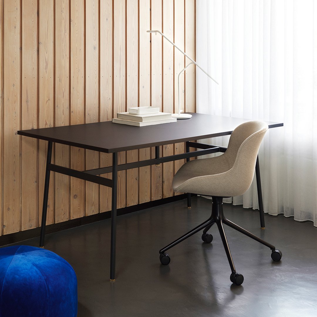 Premium Hyg Chair with 4-Star Swivel Base & Full Upholstery - Ergonomic Office Chair for Home & Workspace Comfort