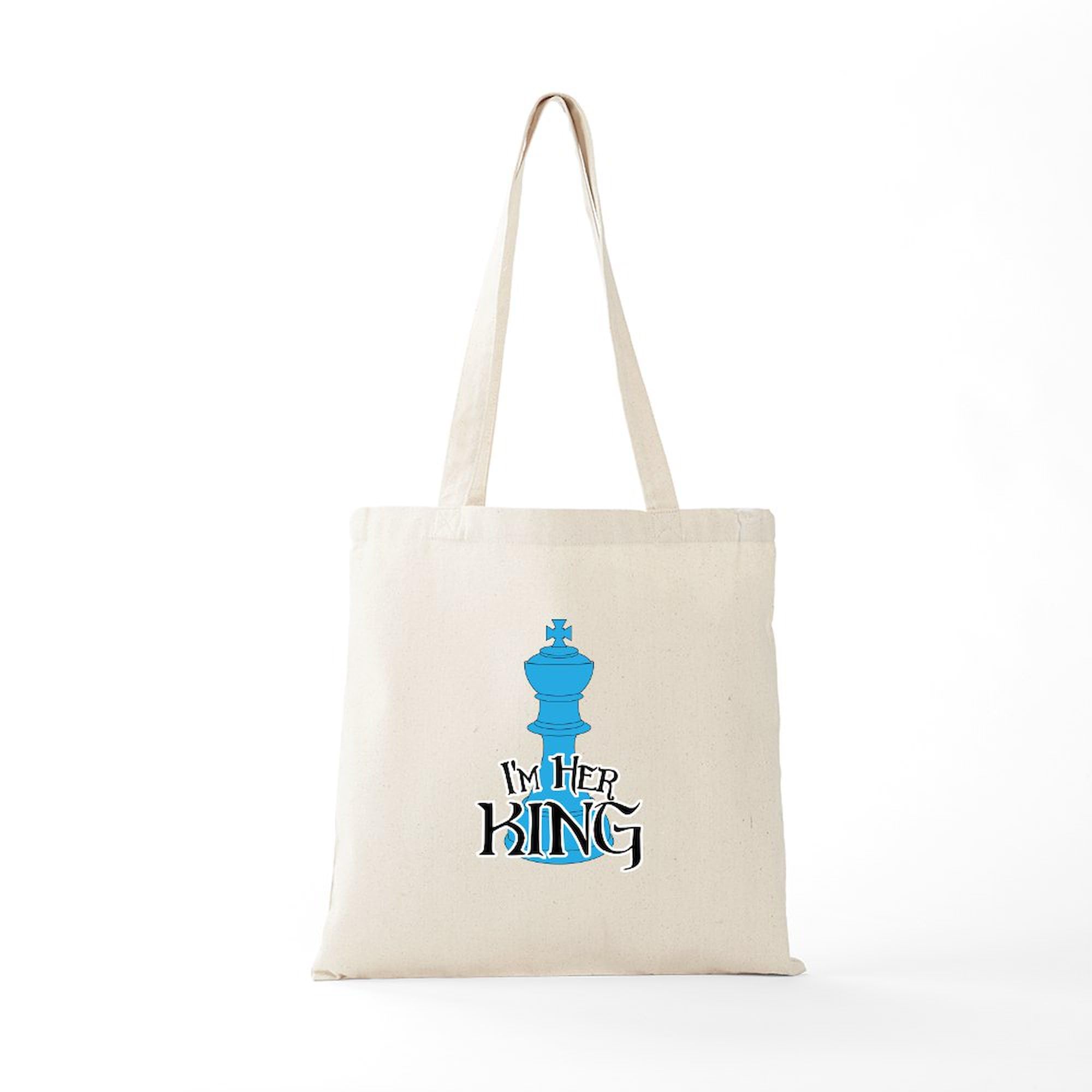 I'm Her King Tote Bag - Natural Canvas Reusable Shopping Bag for Groceries, Beach & Everyday Use | CafePress