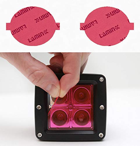Lamin-x Custom Fit Pink Fog Light Covers for Smart Fortwo (2008-2015) - Durable Protective Film for Enhanced Style & Night Visibility - Perfect for Car Enthusiasts & Customization Projects