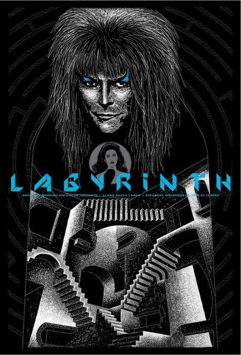 Todd Slater Labyrinth Movie Poster - Vintage Fantasy Art Print for Home Decor, Office & Gift Ideas - Perfect for Movie Fans & Collectors