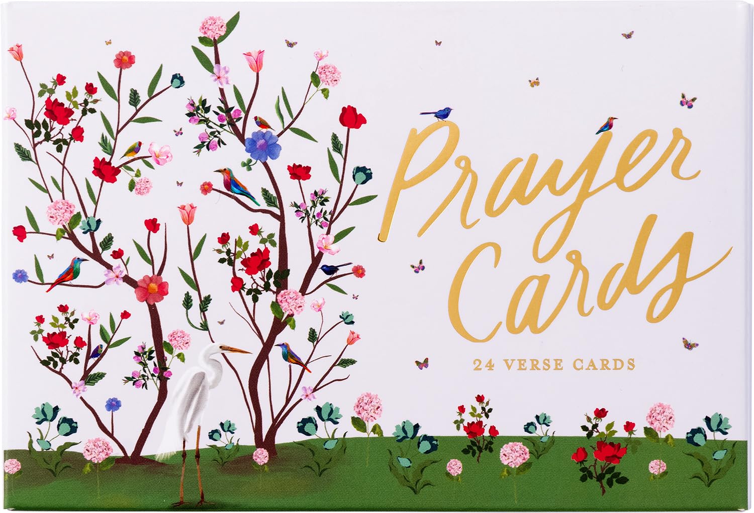 WORLD TRAVELER Thimblepress Prayer Cards - 24 Double Sided Inspirational Scripture Cards in Gift Box (4x6 Inch) - Perfect for Daily Devotion, Bible Study & Christian Gifts