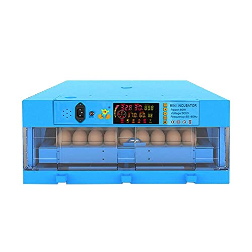 Automatic Egg Incubator for Chicken Ducks Goose Eggs - 64 Egg Capacity with Auto Turning, Digital Temperature & Humidity Control - Perfect for Poultry Farming, Backyard Hatcheries, and Educational Projects