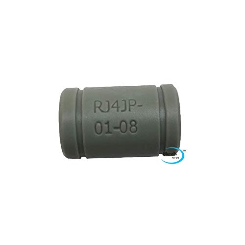 3D Printer Drylin LM8UU Solid Polymer Bearings - 8mm Shaft RJ4JP-01-08 (3pcs) for Anet Prusa i3 - Low Friction & Maintenance-Free - Perfect for 3D Printing, CNC Machines & Robotics