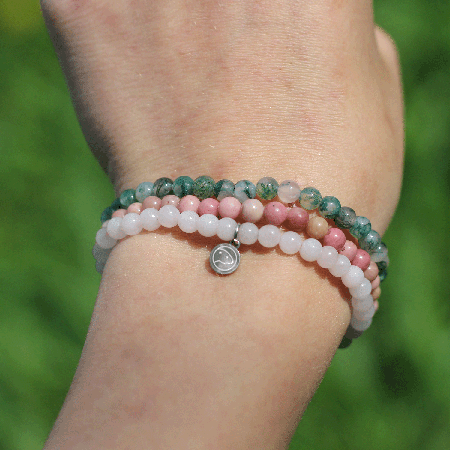 Heart Chakra (Anahata) Healing Bracelet Set - 7 Chakra Balancing Energy Stone Jewelry for Meditation, Yoga & Spiritual Awakening | Perfect Gift for Women & Men