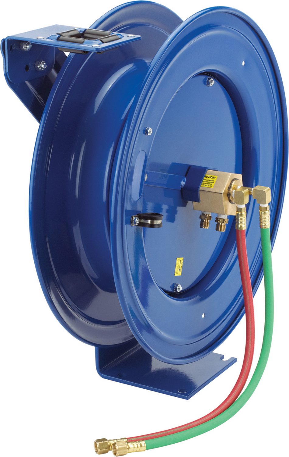 Dual Hose Spring Rewind Reel for Oxy-Acetylene - 1/4