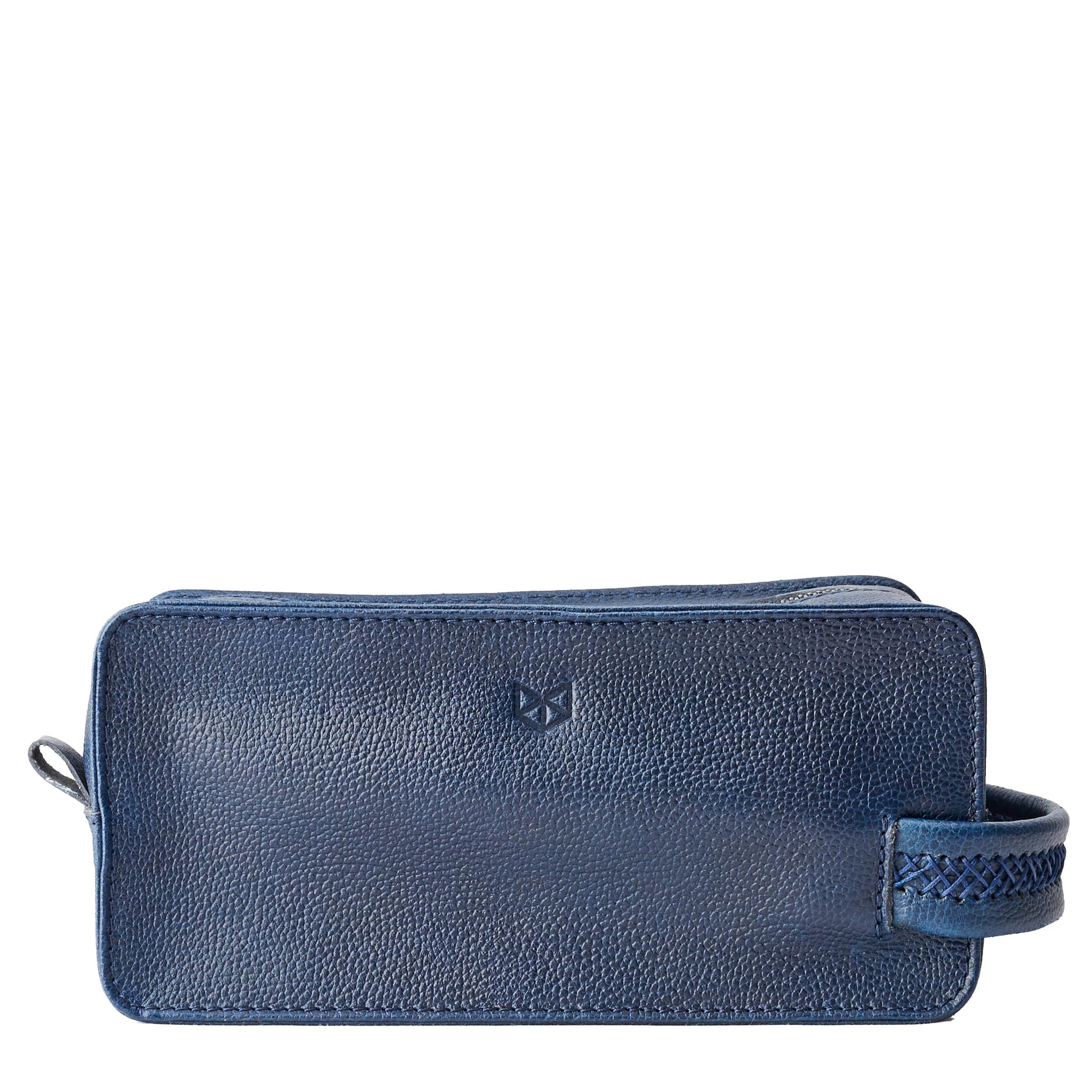 Waterproof Travel Toiletry Bag for Men - Handmade Ocean Blue Dopp Kit, Shaving & Wash Pouch - Perfect Groomsmen Gift & Mens Travel Accessories (Ideal for Camping, Business Trips & Gym Use)