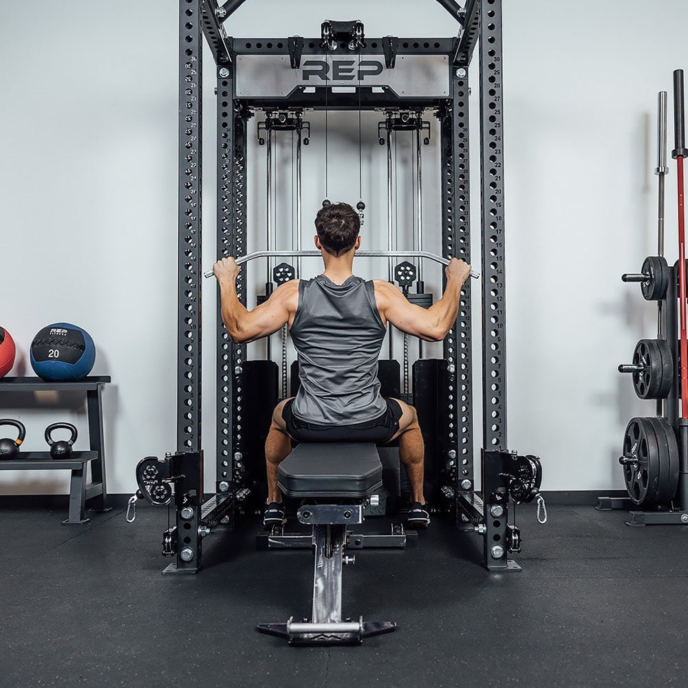 REP Fitness Ares 2.0 5000 Series 6-Post Power Rack - Heavy Duty Home Gym Equipment for Strength Training & Weightlifting - Perfect for Garage, Basement, or Home Workout Space