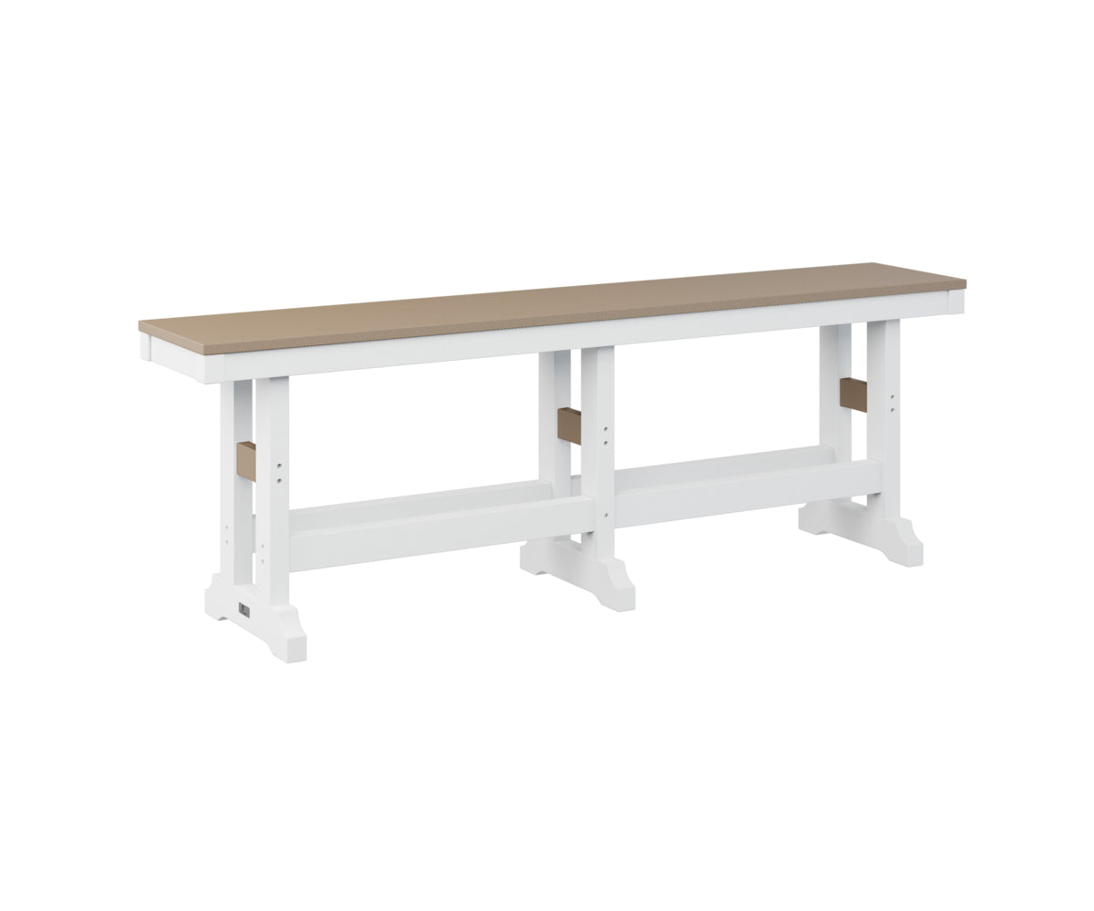 Berlin Gardens Garden Classic 66-Inch Outdoor Counter Height Bench - Perfect for Patio, Deck, Garden & Backyard Dining