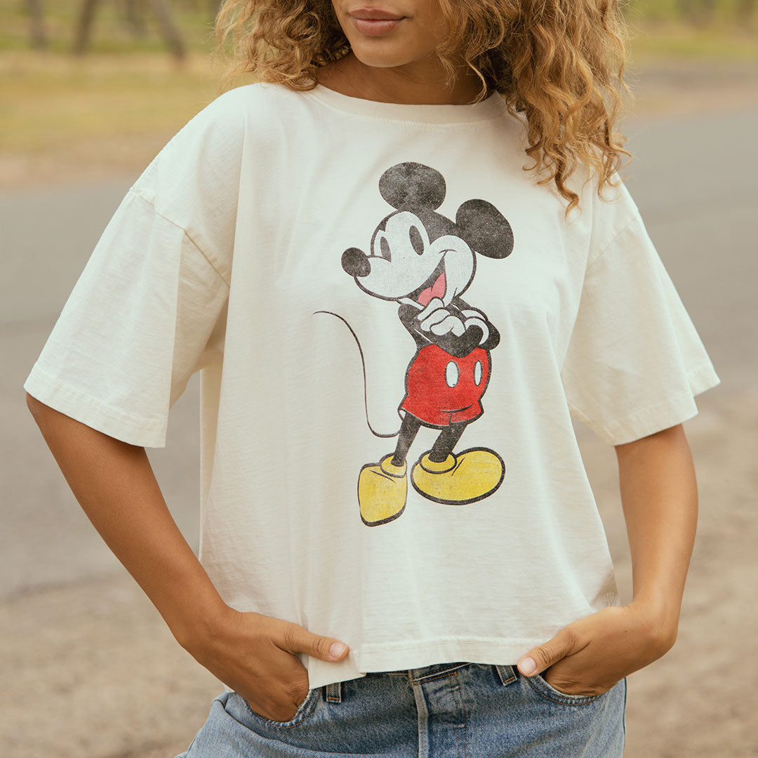Disney Mickey Mouse Oversized T-Shirt for Men & Women - Soft Cotton, Comfortable Fit - Casual Wear, Lounge, Gifts for Disney Fans