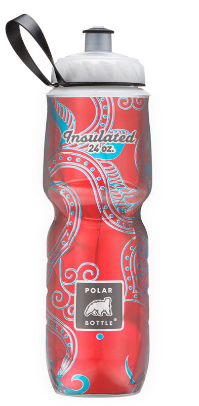 Polar Bottle Artist Series 24oz (710mL) Insulated Water Bottle - BPA Free, Leak Proof, Durable Cycling & Sports Bottle for Gym, Hiking, Running & Outdoor Activities