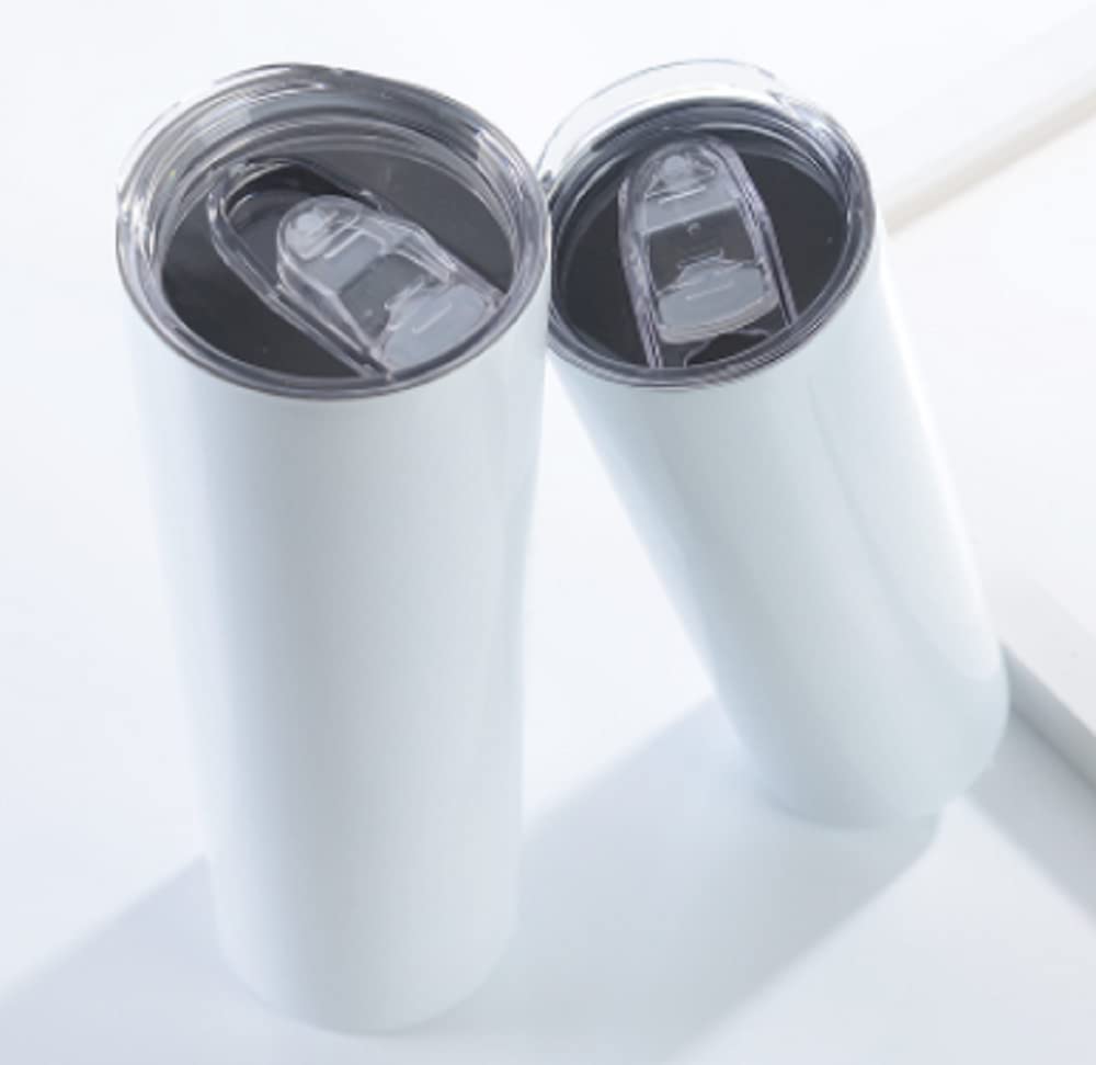 12 Pack Sublimation Tumblers - Customizable Stainless Steel Insulated Cups for DIY Crafts, Personalized Gifts & Promotional Events - Perfect for Home, Office & Outdoor Use