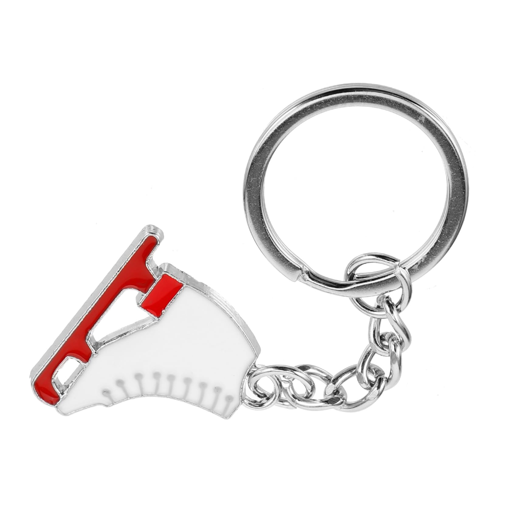 BRIGHTFUFU Tiny Roller Skate Keychain Clip - Zinc Alloy Key Ring for Keys, Bags & Backpacks - Cute Skateboard Accessory for Skaters & Fashion Lovers