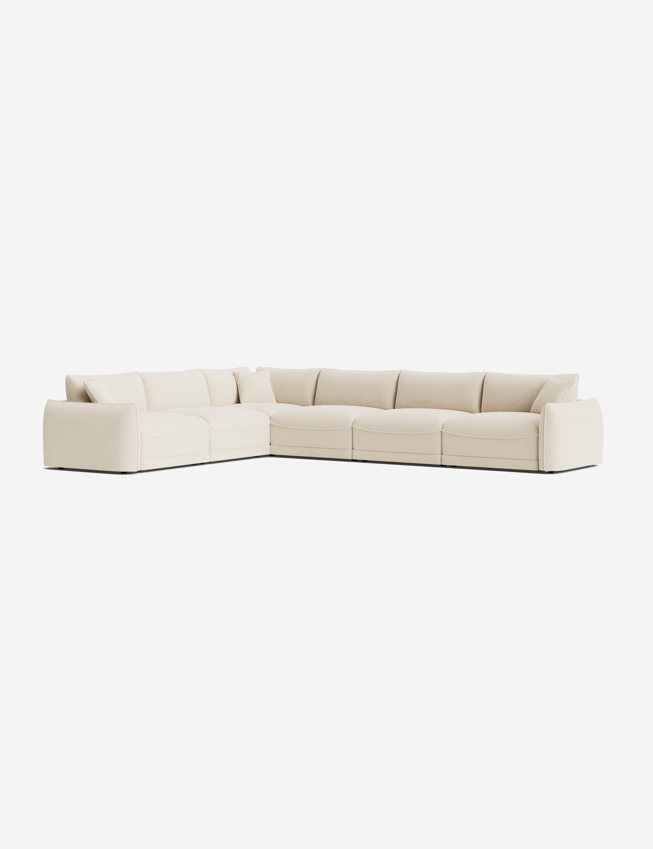 Balmer Modular Corner Sectional Sofa - Modern L-Shaped Living Room Couch with Reversible Chaise | Perfect for Small Spaces, Apartments & Family Gatherings