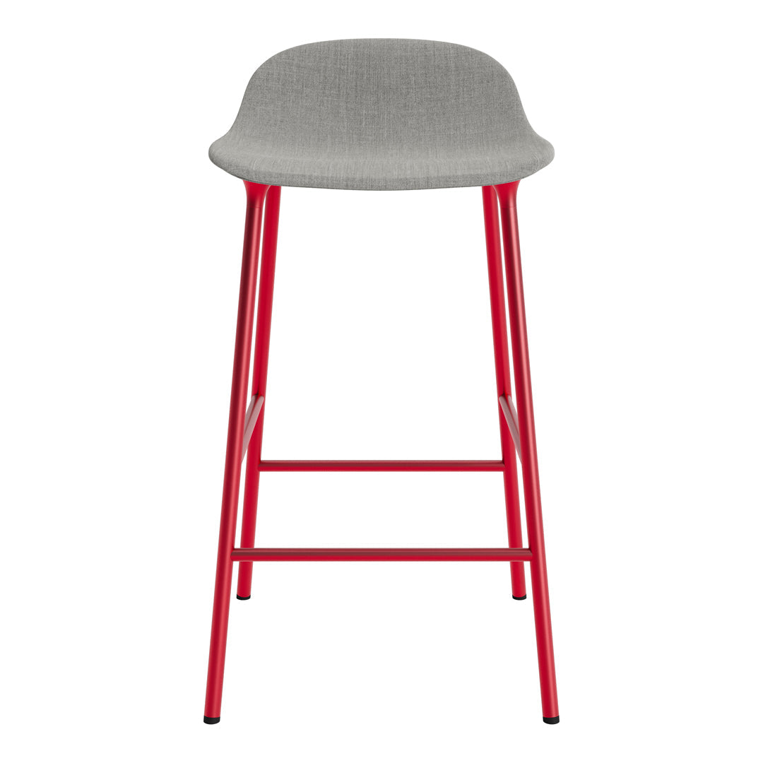 Modern Form Counter Stool with Sturdy Metal Legs & Comfortable Upholstered Seat - Perfect for Kitchen Islands, Breakfast Bars & Home Decor