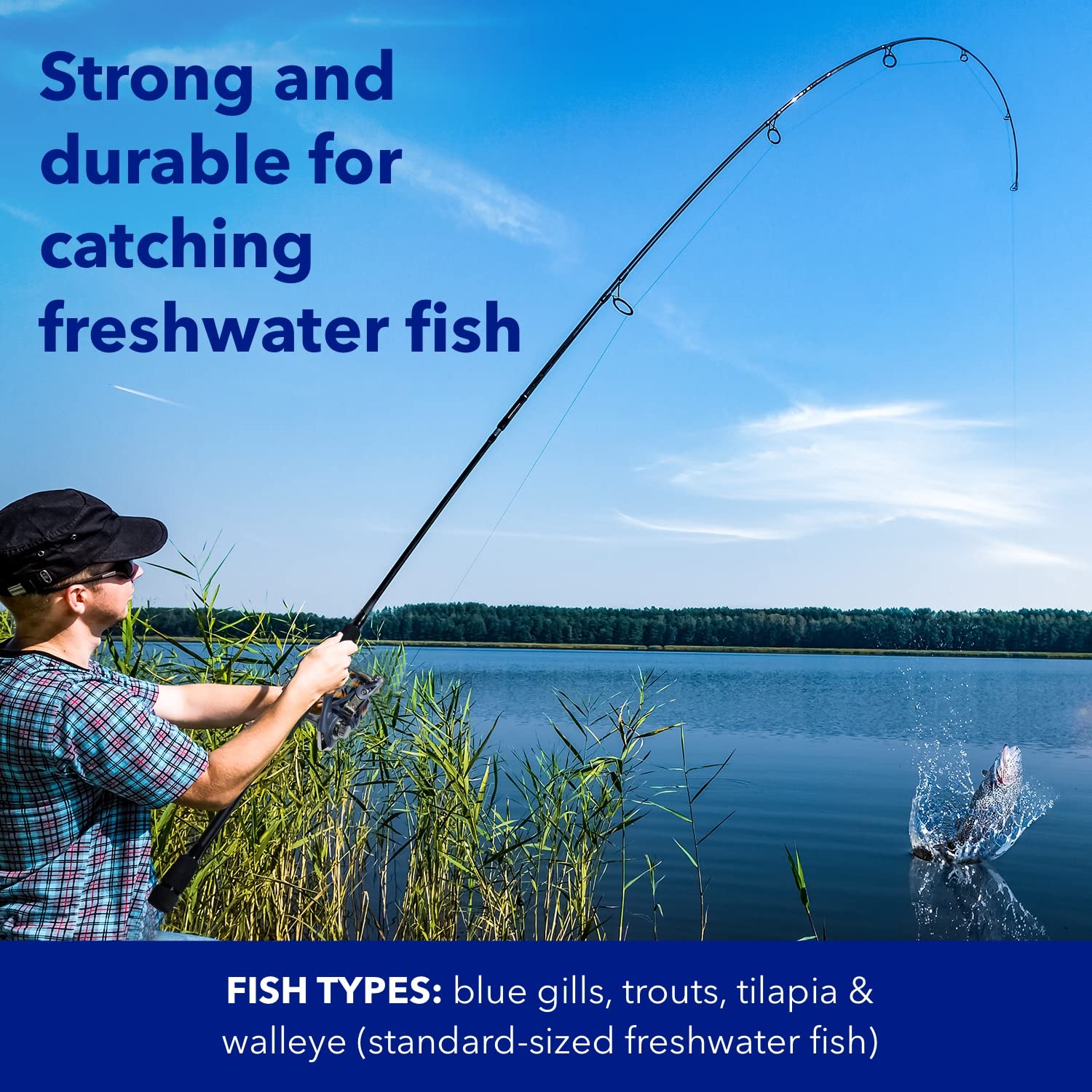 HAJIMARI 6-Section Telescopic Fishing Rod - 125g Lightweight Graphite Reel Seat | Medium-Light Action Collapsible Fishing Pole for Men & Women | Perfect for River, Ocean & Lake Fishing | Portable Travel & Backpacking Fishing Gear