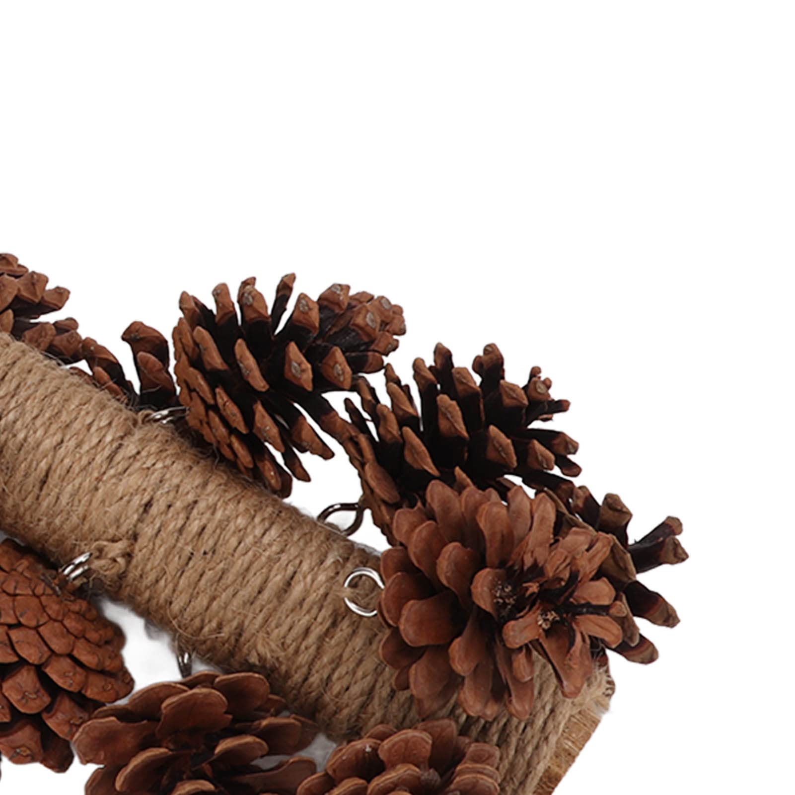 Tnfeeon Natural Wooden Pine Cone Chewing Toy for Parrots - Hanging Bird Cage Beak Grinding & Molar Toy - Perfect for Parrot Enrichment and Beak Maintenance