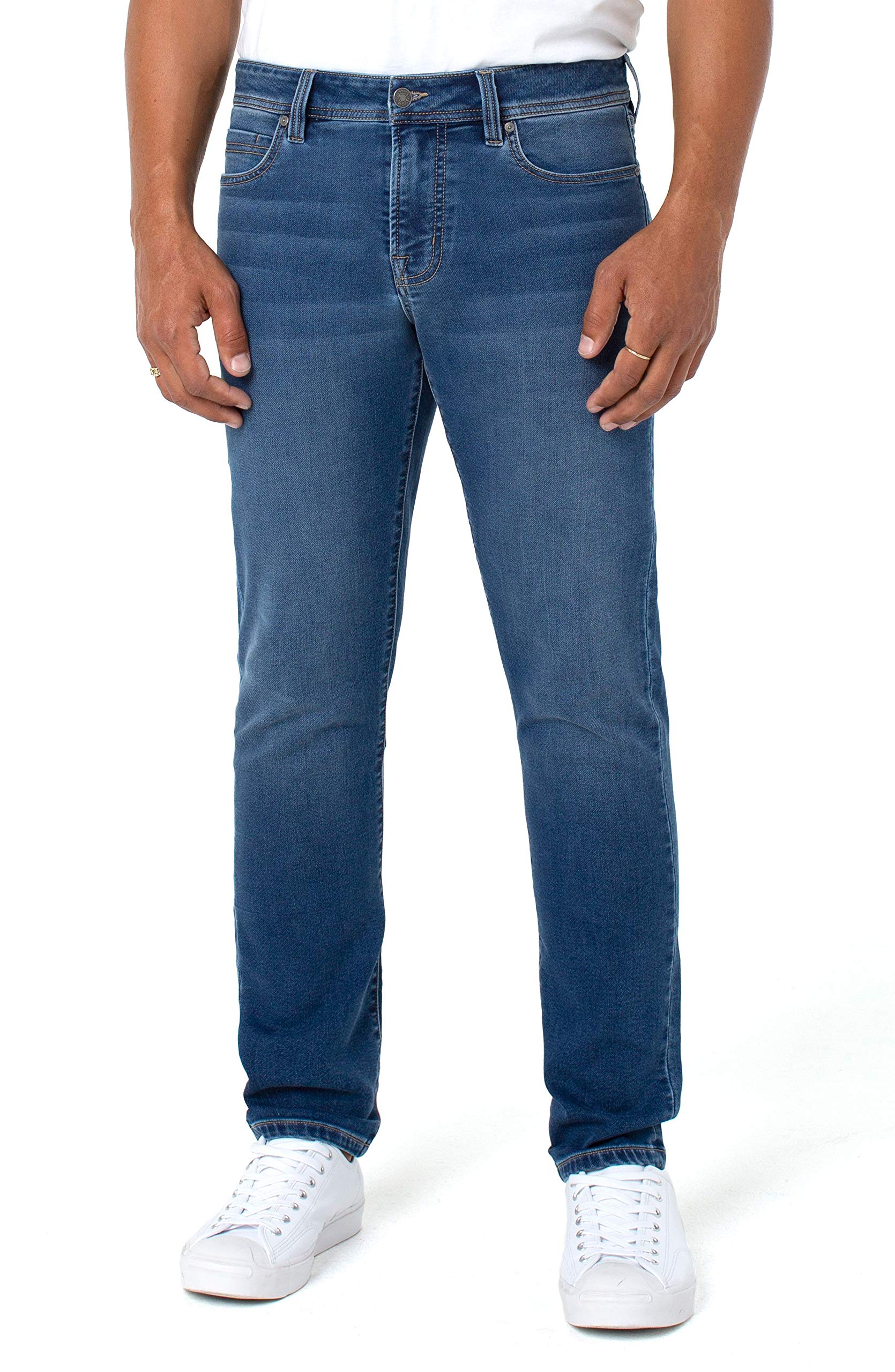 Liverpool Men's Straight Leg Jeans - Comfortable & Stylish Denim Pants for Casual Wear, Work & Everyday Outfits